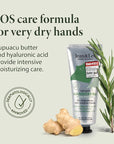 Jean & Len Hand Cream Rosemary & Ginger, with urea, hand care for dry and chapped hands, moisturizes and nourishes intensively, hand cream tube, 2.54 ml