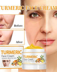 Turmeric Face Cream for Face - Natural Turmeric Moisturizer Cream for Soothing & Hydrating - Vitamin C Turmeric Anti Aging Face Cream Smoothes Fine Lines, Daily Moisturizer for Face and Body 50g