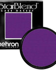 Mehron Makeup StarBlend Cake Makeup | Wet/Dry Pressed Powder | Powder Foundation | Purple Face Paint & Body Paint 2 oz (56g)