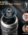Hair Clippers for Man T-Blade Trimmer Nose Hair Trimmer Electric Shaver Set, Professional 4 in 1 Barber Clippers Set for Haircut, Men’s Grooming Kit with LCD Display, Ideal Gift for Him