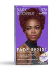 SoftSheen-Carson Dark and Lovely Fade Resist Rich Conditioning Hair Color, Permanent Hair Color, Up To 100 percent Gray Coverage, Brilliant Shine with Argan Oil and Vitamin E, Berry Burgundy