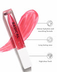 Radical Skincare Lip Luster Hyaluronic Infused Rose Lip Gloss – High Shine, Hydrating Formula for Soft, Radiant Lips | Cruelty-Free, Soy-Free, GMO-Free (5 ml)