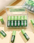 6Pcs Plumping Aloe Vera Lip Oil, Big Brush Lip