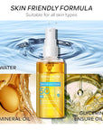 SPF Oil Sunscreen Spray,SPF Glow Oil Sunscreen Mist,Broad Spectrum Sunscreen Protection Oil Sunscreen Spray,SPF 50 PA++++,Hydration Body Sunscreen Oil Skin Sun UVA/UVB Protection 100ML