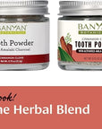 Banyan Botanicals Cinnamon Clove Tooth Powder – Ayurvedic Fluoride-Free Toothpaste Alternative with Miswak & Activated Charcoal from Amla – 0.75oz, 80+ Uses – Non GMO Sustainably Sourced Vegan