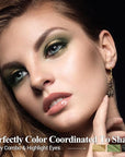 3PCS Cream Eyeshadow Stick,Pro Longwear Eye Shadow Sticks Pencil Crayon Makeup Sets-Golden Forest