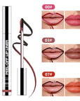 3 Colors Lip Stain Peel Off, Peel off Lip stain, Lip Tint Stain, Peel off Lip Liner Stain, Lip Stain Peel off Tint Tattoo Color Waterproof Long-Lasting, No Smudging
