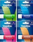 Vaseline Lip Therapy Variety 4-Pack, Moisturizing Lip Balm with Vitamin E, 0.16 Oz Ea