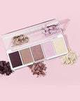 wet n wild Color Icon Eyeshadow Makeup 5 Pan Palette, Matte, Shimmer, Metallic, Long Wearing, Rich Buttery Pigment, Cruelty Free - Petalette