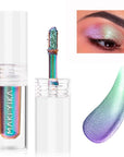 MAKI YIKA Glitter Liquid Eyeshadow Chameleon Metallic Eyeshadow MultiColor Shifting Long Lasting Multichrome Holographic Eye Topper Glitters (#6 Aurora)