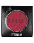 IS'MINE Single Red Shimmer Eyeshadow Powder Palette High Pigment, Longwear, Intense Color Best Red Eyeshadow