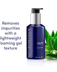 Naturopathica Aloe Vera Cleansing Gel, Facial Cleanser with Aloe Vera and Lavender, Clarifying Face Wash for Men and Women, 5 fl oz