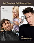 Electric Hair Clippers for Men, Cordless Clipper and Trimmer Set, Clippers for Hair Cutting Kit with Long Battery Life, Hair Grooming Trimmer for Family Kids and Self-Haircut Use