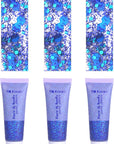 Face Body Glitter, Hair Glitter Sparkles Chunky Face Glitter Gel for Girls Makeup Singer Concerts Mermaid Festival Sequins Face Paint (3pc Blue)