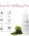 100% PURE Mattifying Face Primer Plumping Makeup Base & Moisturizer with Anti-Aging Seaweed Collagen - Long-Lasting Matte Pore Diminishing Cosmetics Prep, Flawless Smooth Skin Hydration - 1 oz