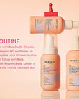 Evereden Kids Shampoo and Conditioner 2 in 1: Cool Peach, 8.5 fl oz. | Gentle Kids Skin Care | Non-toxic and Clean Ingredients