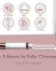 gurelax Electric Eyebrow Razor for Women,Eyebrow Hair Remover, Painless Eye Brow Trimmer Shaper with LED Light, USB Rechargeable, Eye Brow and Face Epilator as Stockings Stuffers