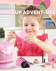 Color Nymph Makeup Advent Calendar 2025, 24 Days Advent Calendar Mystery Box for Christmas, Makeup Gift Sets - Xmas Beauty Countdown Calendar Full Makeup Kits for Teens Girls Kids #Pink