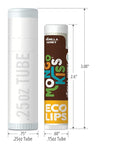 Mongo Kiss USDA Organic Lip Balm Set 8-pack (0.15 oz. each) with Mongongo Oil & Cocoa Butter to Moisturize Chapped Lips | Made in USA by Eco Lips - Yumberry