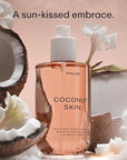 PHLUR Coconut Skin Body Mist - Hair & Body Mist Fragrance - Coconut Body Spray with Caramel, White Florals, Sandalwood & Amber (8 Fl Oz)