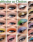Liquid Glitter Eyeshadow Shining Eye Shadow Makeup Shimmer Long Lasting Quick-Drying (Gold)