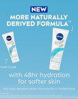 NIVEA Soft Refreshingly Soft Moisturizing Cream, Lightweight Moisturizer for Face, Body and Hands, Body Cream Enriched with Jojoba Oil and Vitamin E, 2.6 Oz Tube, Pack of 3