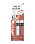 COVERGIRL Outlast All-Day Lip Color with Moisturizing Topcoat, New Neutrals Shade Collection, Ripe Peach, Pack of 1
