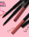 wet n wild Perfect Pout Matte Retractable Gel Lip Liner Pencil, Rich Creamy Long Lasting Color, Well-Defined and Flawless Application, Vegan & Cruelty-Free - Gone Burgundy