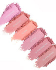 Cheeky Blush Compact for Face Cheeks, Talc Free Blusher Palette, Matte Powder Makeup, Natural Healthy, Mauve Pink Magenta Peach Red, Vegan Cruelty Free