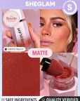 SHEGLAM Color Bloom Liquid Blush Makeup for Cheeks Swipe Right