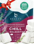 Shower Steamers Aromatherapy - USA Made with Natural Ingredients & Lavender Oil, Large Shower Bombs for Stress Relief, Relaxing Spa Gifts for Women & Men, Luxury New Mom & Nurse Gifts