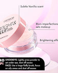 Catrice Bright & Blur Loose Powder | Lightweight, Instant Blur, Soft Matte Finish | Vegan & Cruelty Free (010 | Soft Pink)
