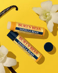 Burt's Bees 100% Natural Moisturizing Lip Balm, Vanilla Bean - 4 Tubes