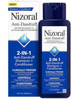 Nizoral 2-in-1 Anti Dandruff Shampoo and Conditioner, 14 Fl Oz, 1% Ketoconazole