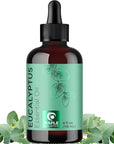 Pure Eucalyptus Essential Oil 4oz Invigorating Home Spa Aromatherapy and Natural Bath Oil - Eucalyptus Oil for Diffuser Dry Scalp Care and DIY Skin Care