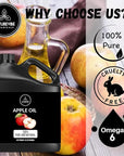 Naturevibe Botanicals Apple Oil 32 Ounces | 100% Pure and Natural | Great for Skin Care and Hair Care