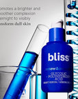 Bliss Glycolic + Polyhydroxy Acid Renew & Smooth - Night Serum - Gently Exfoliate Skin - Hydrating Squalane - Vegan & Cruelty-Free - 1 Fl Oz