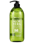 Aloe Vera Gel - for Sunburn Relief - Big 16.9 oz / 500ml - 98% Pure Aloe Vera - For Face, Skin and Hair - After Sun Care lotion - Sun Burn Moisturizer Cream (16.9 Fl oz)