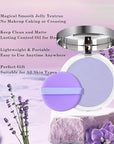 Chillab Lavender Matte Powder, Oil Control Face Pressed Cruelty Free