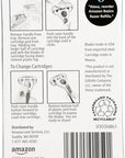Amazon Basics 5-Blade Razor Refills for Women, 6 Count (Fits Amazon Basics Razor Handles Only) (Previously Solimo)