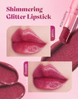 AMTS Tinted Lip Balm - Destiny | Hydrating Glitter Lipstick | Pearl Shimmering Daily Lip Makeup for dry, cracked, chapped lips | korean beauty Moisture Lip Tint