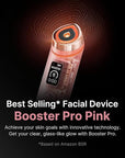 medicube Age-R Booster Pro Pink | 6-in-1 Real Glass Glow Beauty Massager | Looking Glass Skin | Korean Skin Care