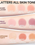 I'M MEME Blusher Palette - Afternoon Tea_Warm FLavor | Soft Pink, Peach, Lavender, 3 Shades Palette, Matte Powder, Face & Cheeks, For All Skin Tones, Powdery Finish, Lightweight Formula, 0.4 Oz
