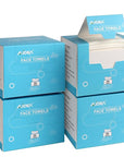AIDEA Face Towels Disposable-200Ct (4 Box), Clean Facial Towels, Facial Cleansing Wipes for Sensitive Skin, Face Towelettes for Makeup Removing, Nursing, Travel, Dry Wipes