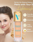 Veil Cosmetics Complexion Fix Liquid Foundation – Buildable Deep Pink)