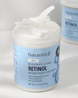 NATURE WELL Clinical Retinol Advanced Moisture Cream for Face, Body, & Hands, Boosts Skin Firmness, Enhances Skin Tone, No Greasy Residue, Version 2.0, 16 Oz