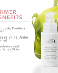 100% PURE Mattifying Face Primer Plumping Makeup Base & Moisturizer with Anti-Aging Seaweed Collagen - Long-Lasting Matte Pore Diminishing Cosmetics Prep, Flawless Smooth Skin Hydration - 1 oz
