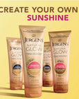 Jergens Natural Glow +Firming Self Tanner Body Lotion, Fair to Medium Skin Tone, Sunless Tanning Moisturizer with Collagen and Elastin. Helps to Visibly Reduce Cellulite, 7.5 Fl Oz