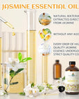 EVOKE OCCU Jasmine Essential Oil for Cleaning, Air Freshening, Relaxing, Add to Spray and Diffuser - 4 Fl Oz