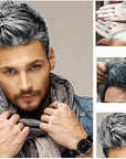Temporary White Hair Color Wax,Natural Hair Spray Color Washable For Kids Women Men For Dark Light Hair Hairstyle Cosplay Halloween Party Christmas Diy Hairstyle